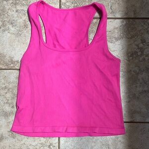 Ribbed Crop Tank Top